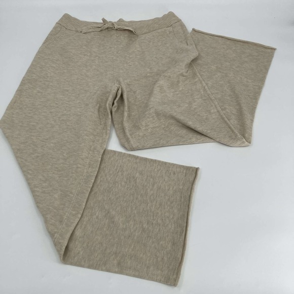 Soma Pants - Soma Heather Praline Wide Leg Pants Women's L NWT